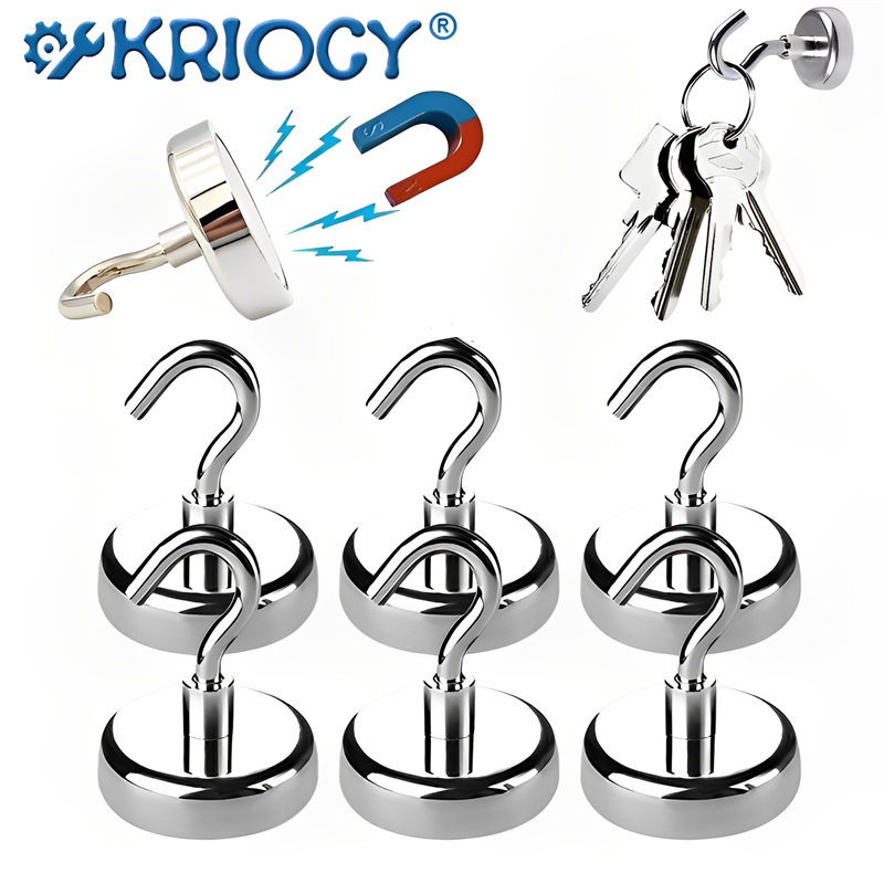 Fishing Hook Stainless Steel - Мощный круглый неодимовый магнит, сильный, для
