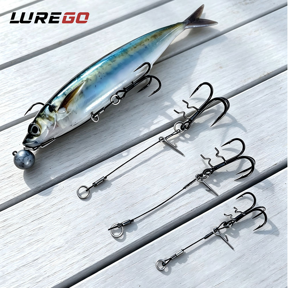 LUREGO 2 шт. крючки Stinger Ri – обзор и цена Fishing Hook Weedless