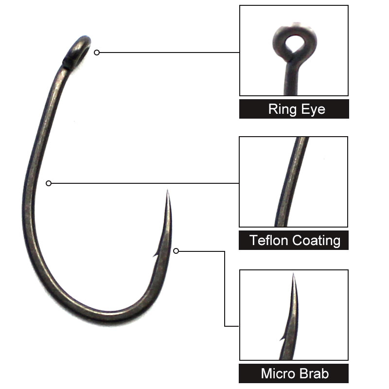 20 шт./лот, колючие крючки с п – обзор и цена Fishing Hook Assortment