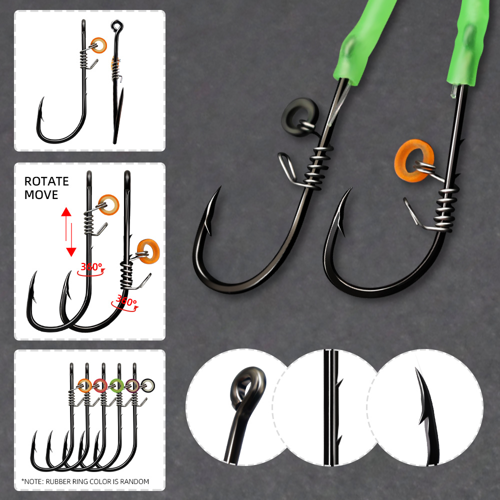 Рыболовные оснастки ZYZHE (1/3 – обзор и цена Fishing Hook Assortment