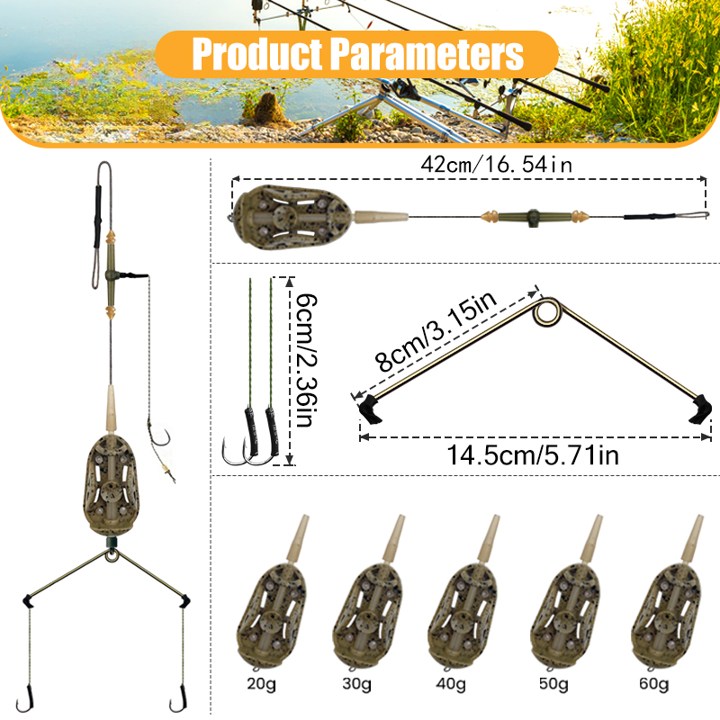 3-х крючков предварительно зав – обзор и цена Fishing Hook Assortment