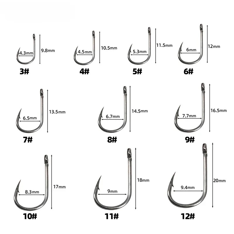 50-1600 шт./кор. рыболовные кр – обзор и цена Fishing Hook Assortment