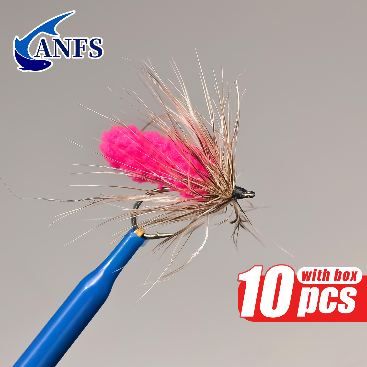 Набор из 10 мух ANFS Mop Fly р – обзор и цена Fishing Hook Assortment