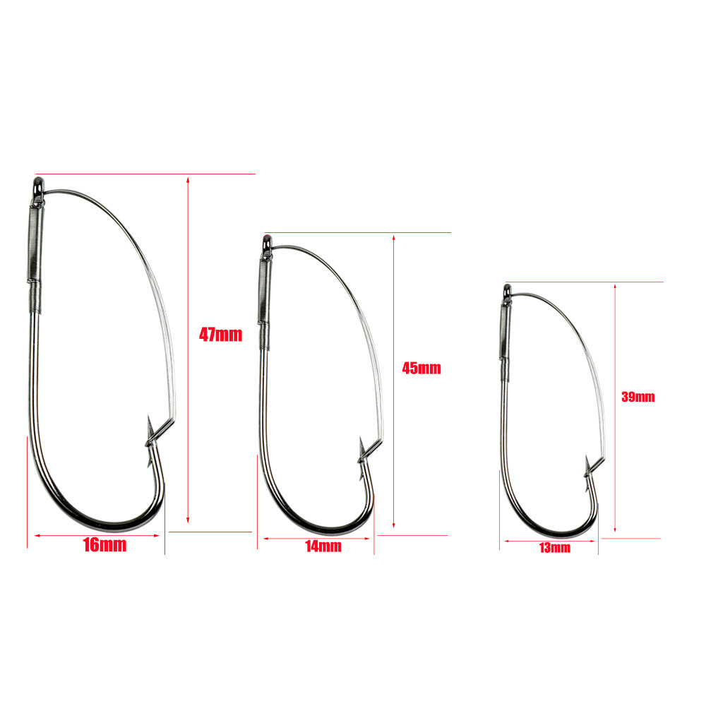 10 шт./кор., рыболовные дурацк – обзор и цена Fishing Hook Weedless