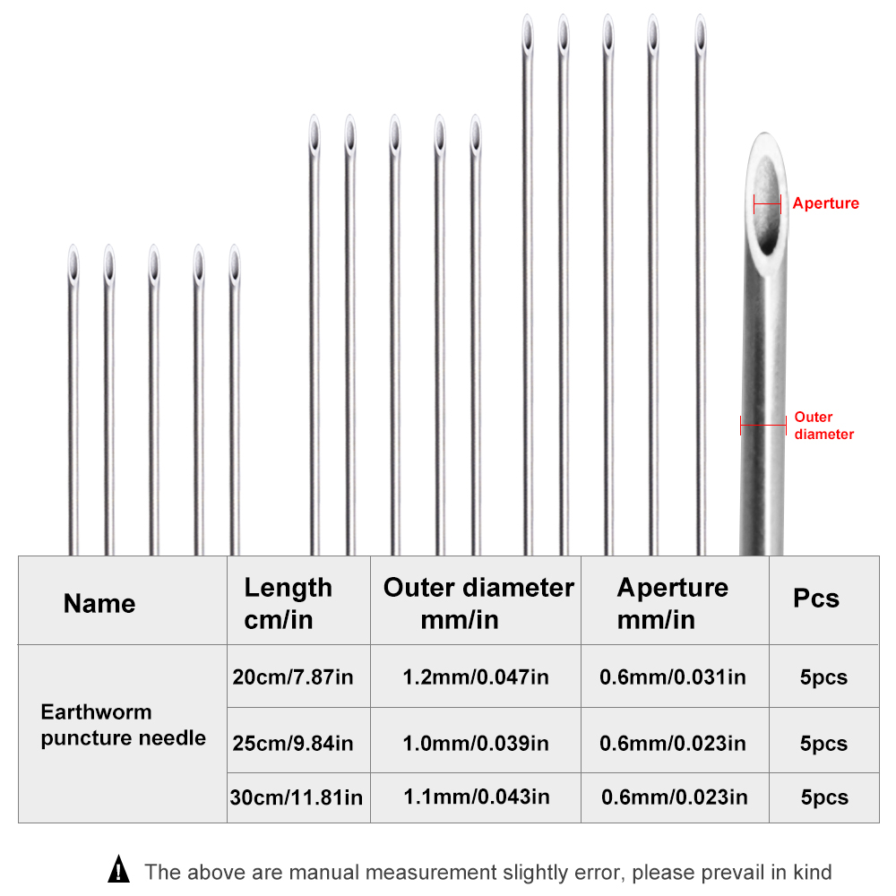 FTK игла для дождевого червя и – обзор и цена Fishing Hook Stainless Steel