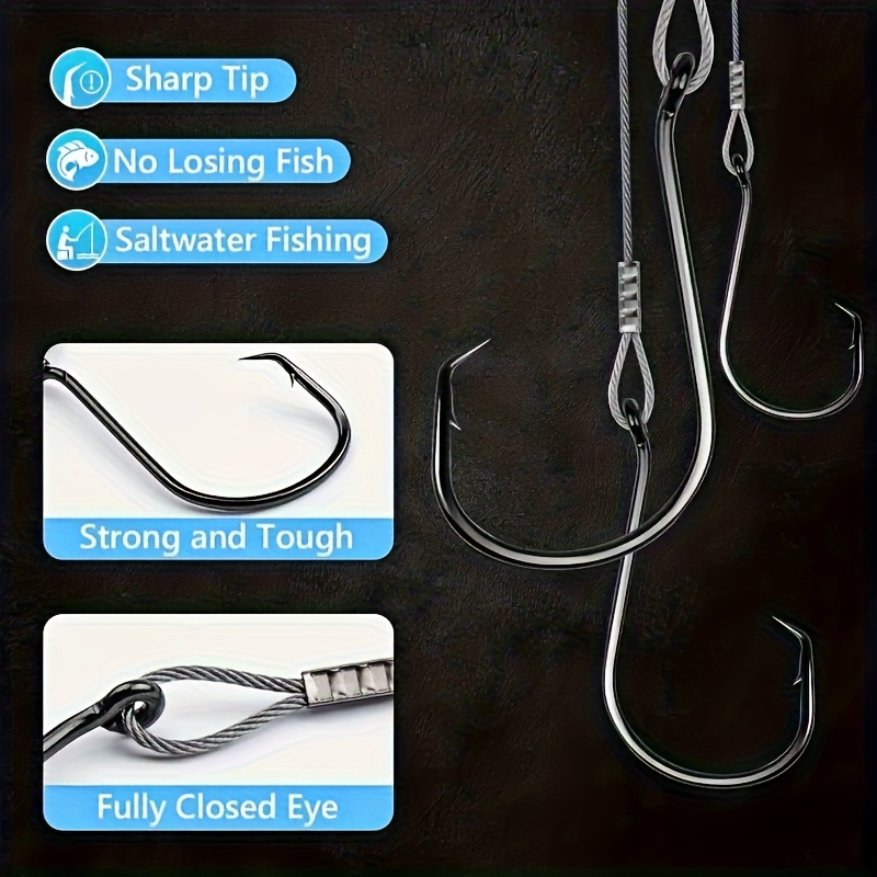 25 шт. усиленных крючков-вертл – обзор и цена Fishing Hook Assortment